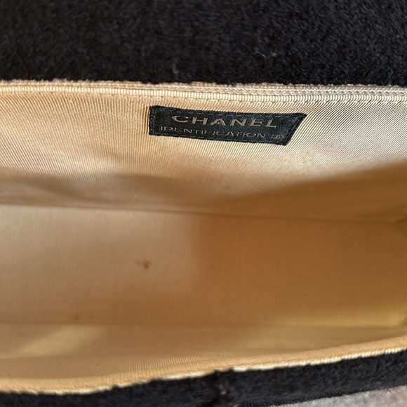 Authentic Wool Vintage Chanel Mademoiselle Chocolate Jumbo Flap 👜 - Picture 9 of 13